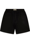 Bommy Linen Shorts - Black-Shorts-Woodbird-Butler Loftet