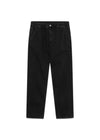CLAY PANTS - Washed Black Denim-Pants-Forét-Butler Loftet