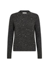 CMDIAMOND PULLOVER - Donkergrijs Melange-Knitwear-Copenhagen Muse-Butler Loftet
