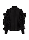 CMMOLLY-SHIRT - Zwart-Overhemden-Copenhagen Muse-Butler Loftet