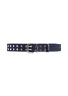 Riem met dubbele oogjes Denim - Donker Marine-Belts-Ganni-Butler Loftet