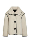 Edmund Teddy Jacket - Ivory-Outerwear-Neo Noir-Butler Loftet