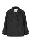 EsmundMD twill jacket - Black-Outerwear-Modström-Butler Loftet