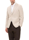 Ferry Patch Zachte Blazer - Box Beige-Blazers-Oscar Jacobson-Butler Loftet