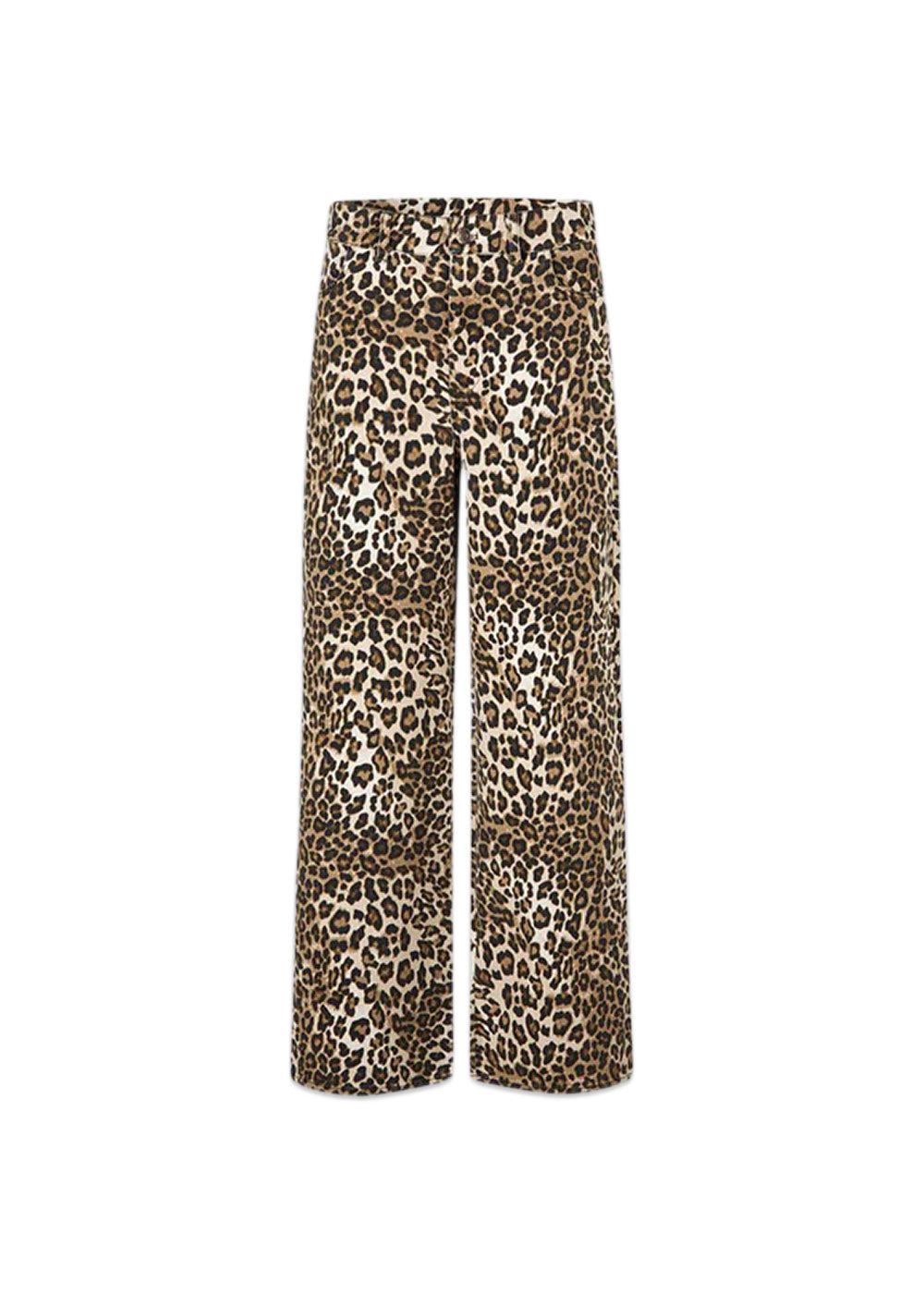 HarveyMD print pants - Leo Leo Print-Jeans-Modström-Butler Loftet