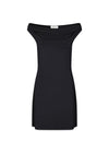 HimaMD off-shoulder jurk - Zwart-Dress-Modström-Butler Loftet