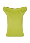HimaMD off-shoulder top - Golden Lime-Top-Modström-Butler Loftet