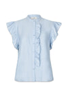 HolidayMD top - Cashmere Blue-Top-Modström-Butler Loftet