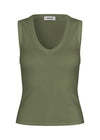 Igormd v-neck top - Army Dust-Top-Modström-Butler Loftet
