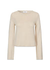 IvonneMD uitlopende o-hals - Summer Sand-Knitwear-Modström-Butler Loftet