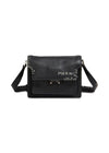 LEATHER SHOULDER BAG WITH MARNI MENDING - Black-Bags-Marni-Butler Loftet