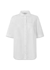 MaudeMD SS shirt - Zacht Wit-Overhemden-Modström-Butler Loftet