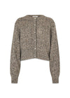 Pammiemd vest - Brown Speckle Melange-Knitwear-Modström-Butler Loftet