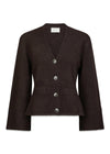 Pixie Gebreid Vest - Donkerbruin-Knitwear-Neo Noir-Butler Loftet