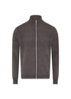 Saltum Sailor Zip - Donkerkaki Mel-Knitwear-Clipper-Butler Loftet