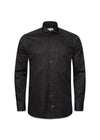 Eton's Slim - Signature Twill met geometrische print - Donkerblauw. Koop hier overhemden.