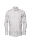 Etons Slim - Poplin Print - Light Blue. Køb shirts her.