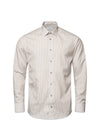 Etons Slim - Poplin Print - Mid Grey. Køb shirts her.