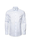 Slim Stripped Signature Oxford Shirt - Light Blue-Shirts-Eton-Butler Loftet