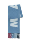 Gestreepte Alpacawol - Blauw Lila-Sjaal-Marni-Butler Loftet