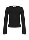 Modströms TomMD o-neck - Black. Køb strik her.