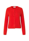 Treemd kort vest - Racing Red-Knitwear-Modström-Butler Loftet