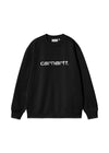 W Carhartt Sweat - Zwart/Wit-Sweaters-Carhartt WIP-Butler Loftet