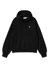 W Casey Sweatshirt met capuchon - Zwart / Zilver-Hoodies-Carhartt WIP-Butler Loftet