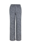 Modströms ClarkeMD print pants - Blue Smiley. Køb bukser her.