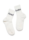 Acne Studios' FN-UX-ACCS000078 - Wit/houtskool. Koop hier sokken/kousen.