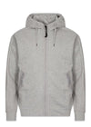 CP Company Sweatshirts met capuchon open - grijs gemêleerd. Koop hier hoodies.