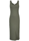 Modströms Tulla x-long - Dark Khaki. Køb kjoler her.