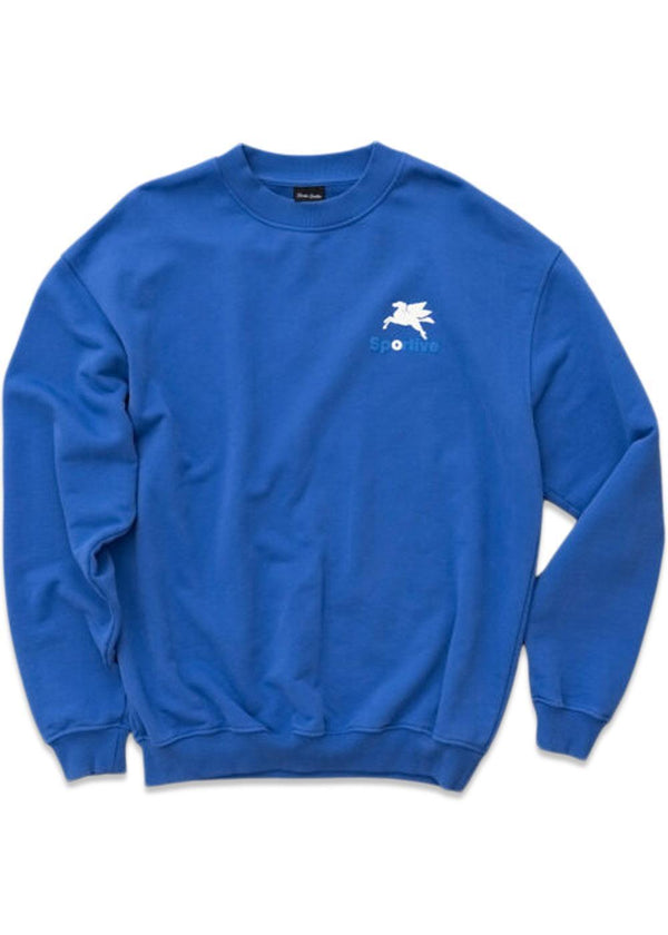 550G PREMIUM BLAUWE CREWNECK - Blauw-T-shirts-Goodies Sportive-Butler Loftet