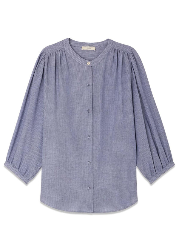 A VIEW - Chambray Blauw-Blouses-Sessùn-Butler Loftet