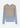 Soft Cotton Rib Long Sleeve Double layer - Strong Blue
