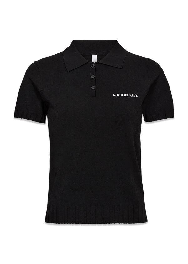 A.R.H. Polo - Zwart-Knitwear-A. Roege Hove-Butler Loftet