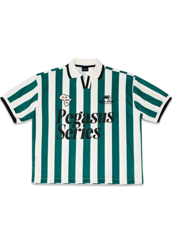 About Love Football Tee - Groen/Ecre-T-shirts-Goodies Sportive-Butler Loftet