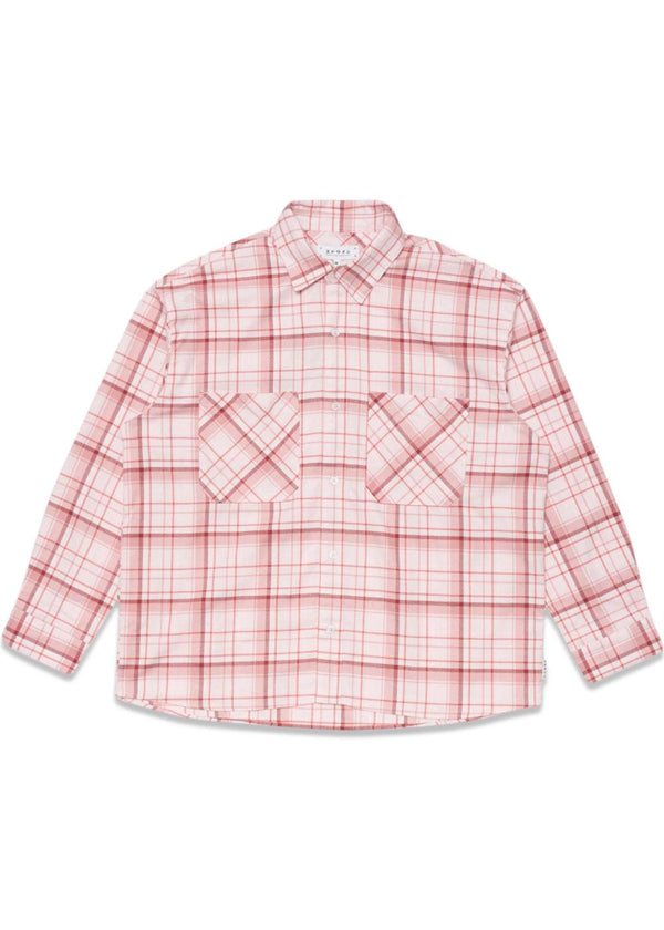 Ace Shirt Ls-Lichtroze - Roze-shirts-Edwin-Butler Loftet