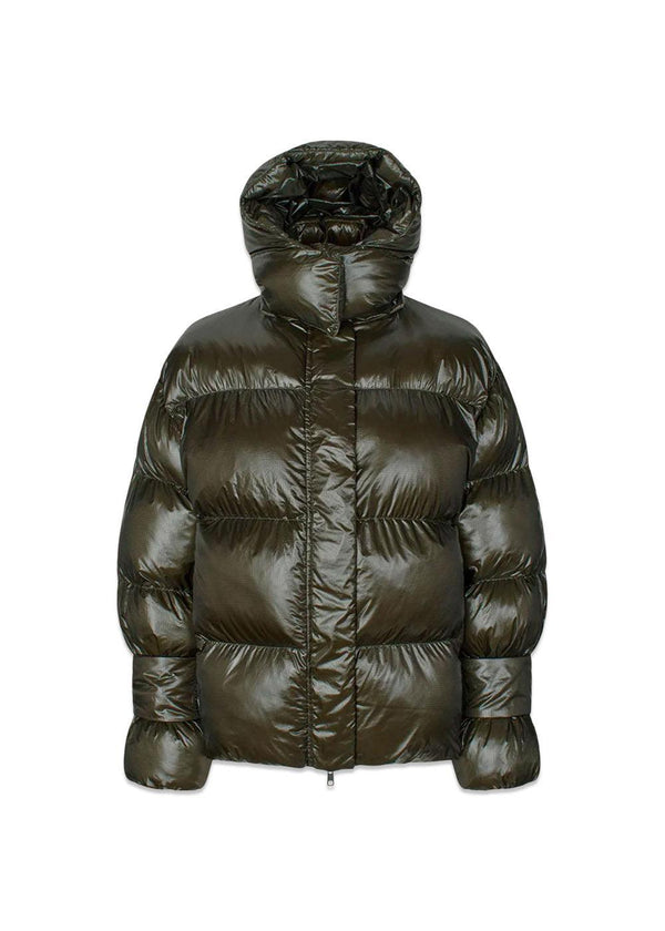 Active Hood Jacket - Dark Army-Outerwear-Oval Square-Butler Loftet