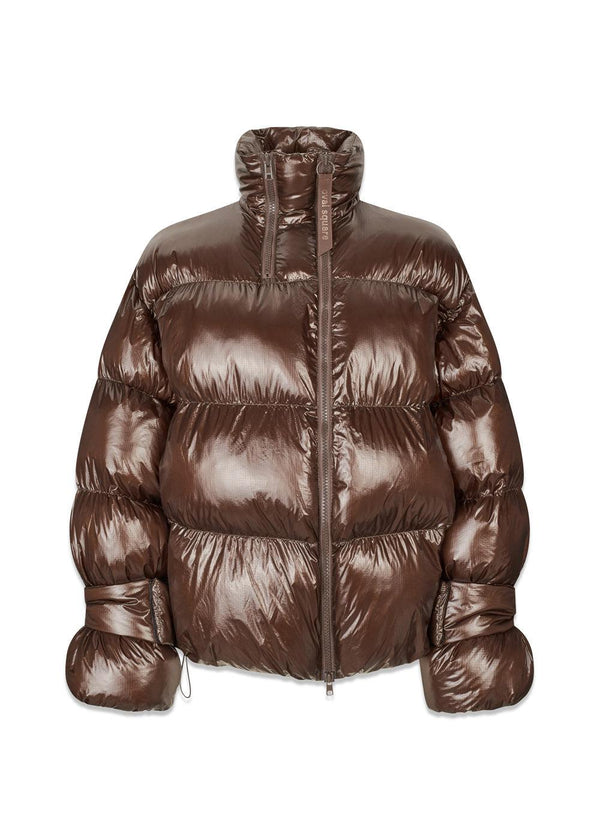 Active Zip Jacket - Dark Oak-Outerwear-Oval Square-Butler Loftet
