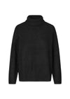 AdrianMD t-neck - Black-Knitwear-Modström-Butler Loftet