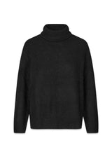 AdrianMD t-neck - Black-Knitwear-Modström-Butler Loftet