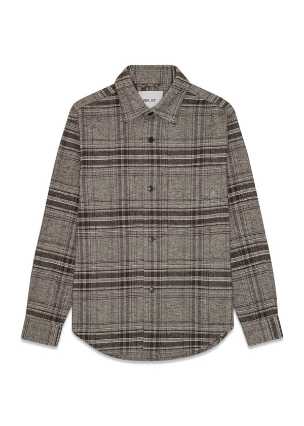 Adwin 5292 - Crème geruite overhemden-Nn. 07-Butler Loftet