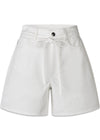 Aggimd effen short - Soft White-Shorts-Modström-Butler Loftet