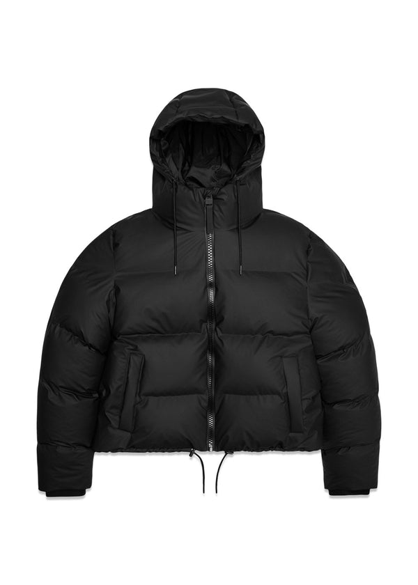Alta Short Puffer Jacket W3T3 - Black-Outerwear-Rains-Butler Loftet