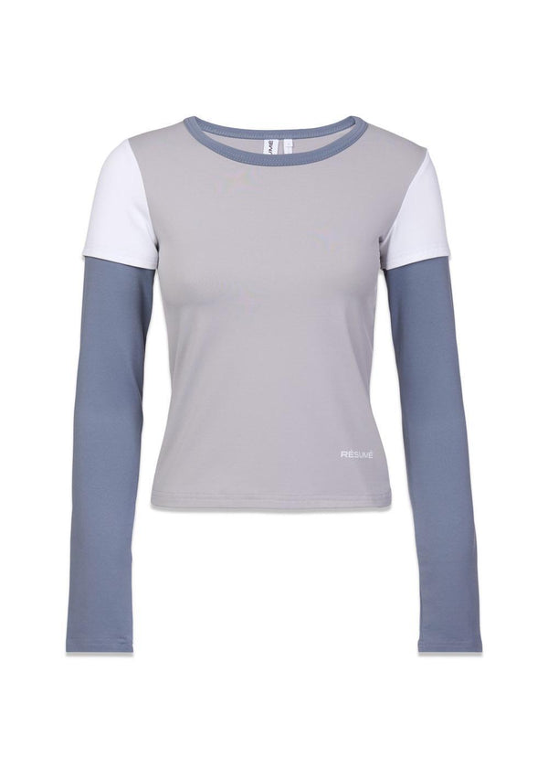 AmariRS Blouse - Multi Grijs-Blouses-RESUMÉ-Butler Loftet