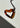 Amber open heart heart - Amber/Brown-Jewellery-Lemon Lua-Butler Loftet