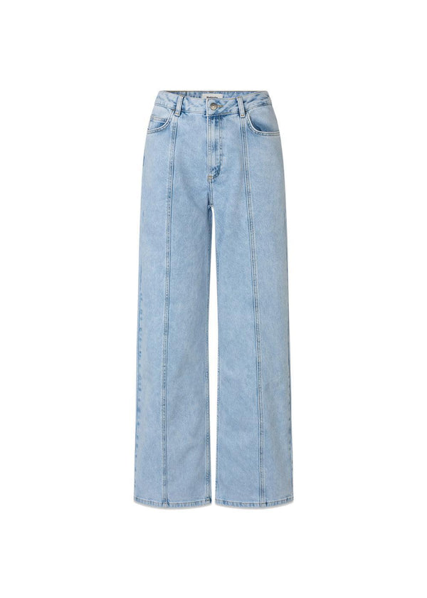 Aprilmd jeans - Light Bleach Blue-Jeans-Modström-Butler Loftet
