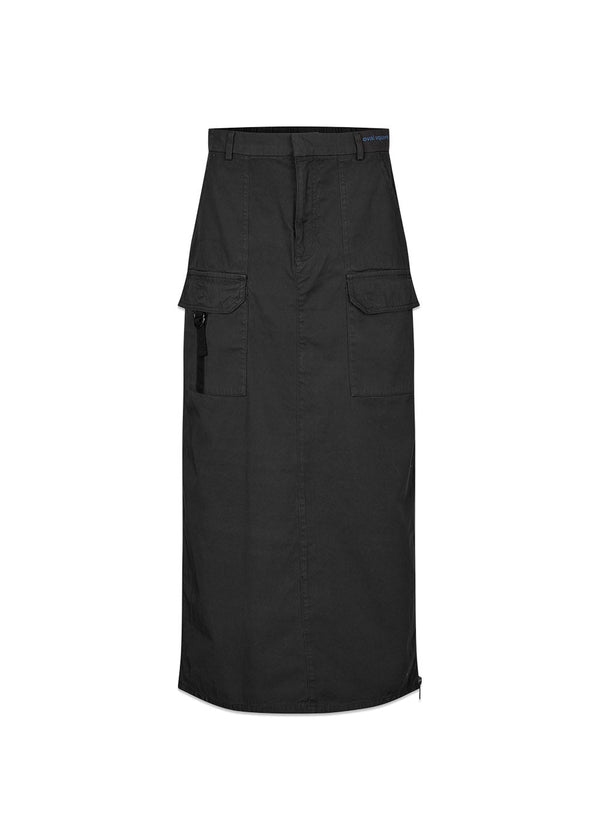 Arrow Maxi Skirt - Black-Skirts-Oval Square-Butler Loftet