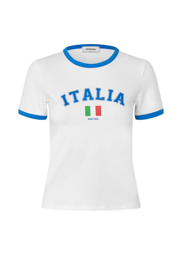 Astamd italia t-shirt - Wit-T-shirts-Modström-Butler Loftet